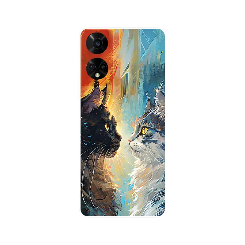 For TCL 50 5G Phone Case Fashion Flowers Soft TPU Silicone Painting Back Cover for TCL 50 T613K TCL50 5G Funda Coque