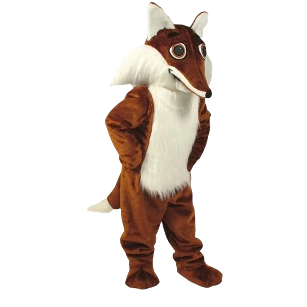 The long Nose Fox Mascot Costume Adult Size Cartoon Character Mascotte Mascotta Outfit Suit Kit Fancy Dress Free Ship SW903