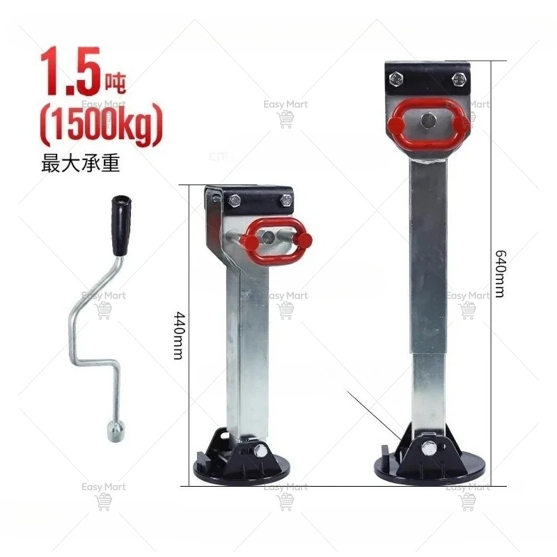 Trailer Jack 435~630mm Drop Down Parking Stabilser Legs Handler Motorhome