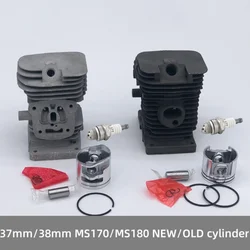 37mm 38mm Bore Cylinder Piston Kit Fit For Stihl New MS170 MS180 170 180 MS171 MS181 MS 171 181 MS181C Garden Gas Chainsaw Parts