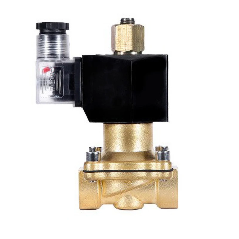 

1/2'' IP65 Waterproof Brass Solenoid Valve Normally Open 24V 12V 220V 110V Water/Gas Solenoid Valves For Humid Environment