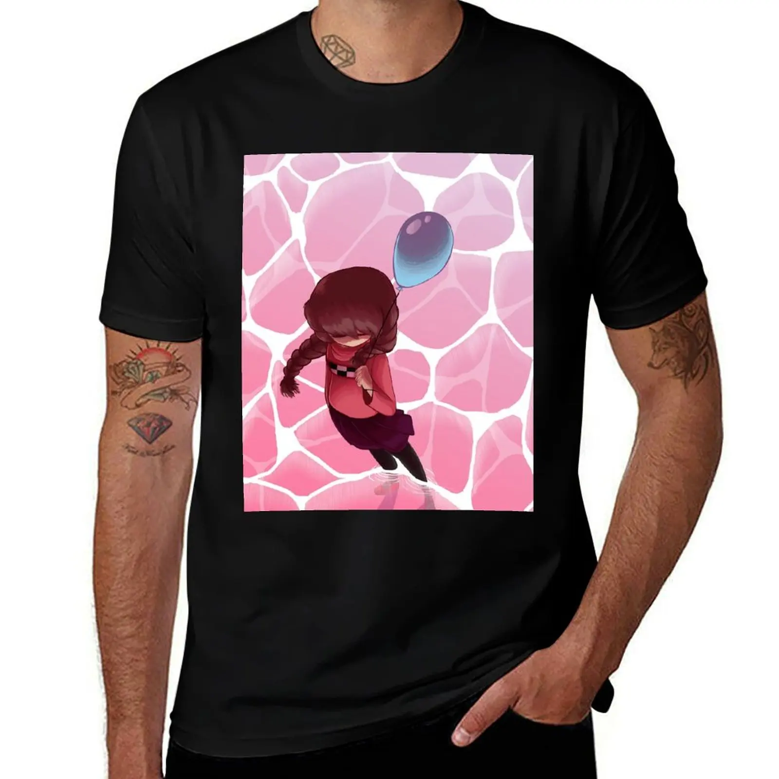 

Pink Sea T-Shirt anime stuff sublime rapper graphic tees customs heavyweight t shirts for men