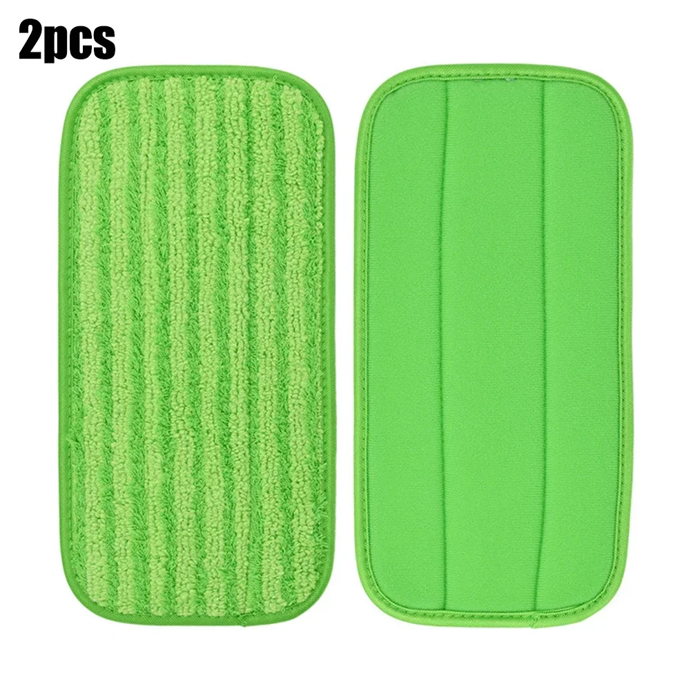 2 Stuks Mop Pads Voor Nat Jet 12 Inch Groene Microfiber Herbruikbare Vervangbare Accessoires Huishoudelijke Schoonmaakmiddelen Tool Onderdelen