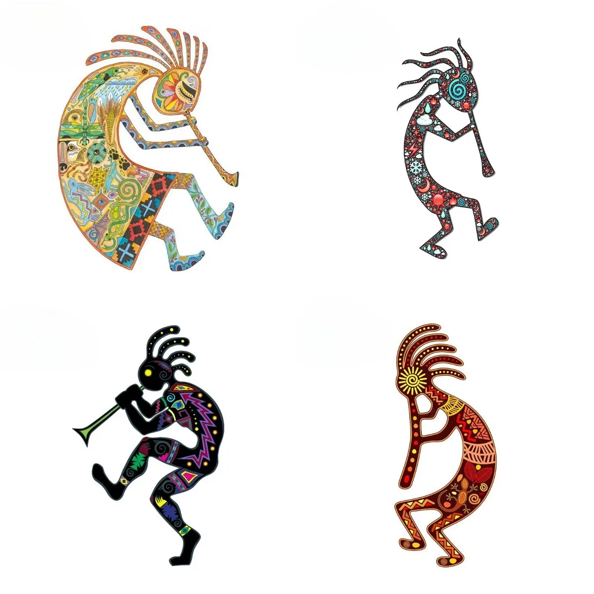 

Kokopelli Car Accessories Stickers Air Conditioner Decal Scratch-Proof Waterproof Bumper Trunk Decor