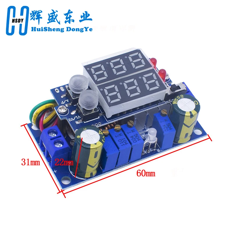 DC 6-36V 5A MPPT LED Digital Solar Panel Controller 12V 24V DC-DC Step Down Charging Power Supply Module CC CV Voltage Regulator