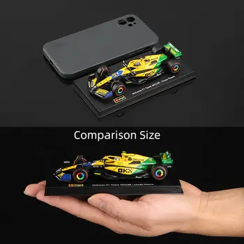 Bburago 1:43 2024 F1 車型搭配頭盔合金微縮壓鑄方程式賽車玩具 MCL38 W15 SF24 RB20 A524 8 最佳銷售 壓鑄 1 43 - №3