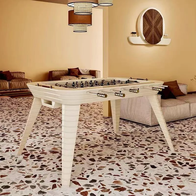 High Quality MDF Retractable Indoor Soccer Table Home Entertainment Football Game with Retractable Design