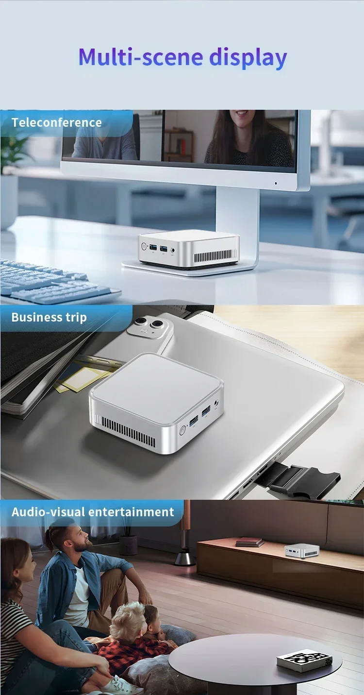 SZBOX جديد N150 كمبيوتر صغير C0B Intel Celeron Windows 11 كمبيوتر صغير DDR4 16GB 512GB WIFI5 BT4.2 VGA 4K كمبيوتر ألعاب منزلي #5