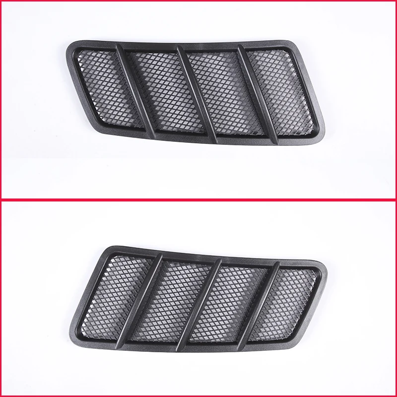 For Mercedes Benz ML GL GLE GLS W166 Car Front Hood Air Conditioning Vent Frame Decoration Sticker Trim Replacement Accessories