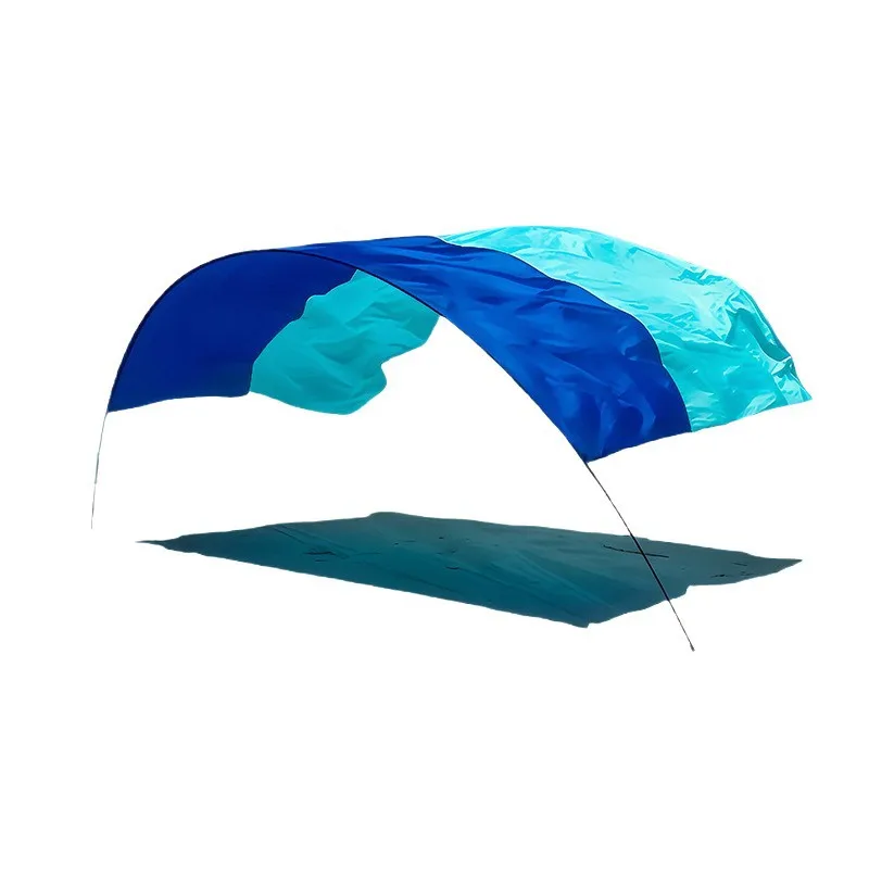 

Open the seaside canopy without building sunscreen awning outdoor portable folding wind