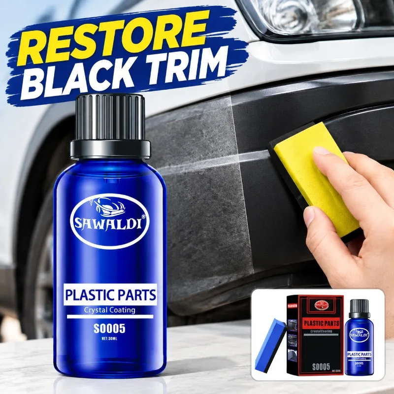Plastic Renovator Auto Special Oxidation Reducing Agent Black Bumper Whitening Aging Plastic Parts Crystal Coating Restorer