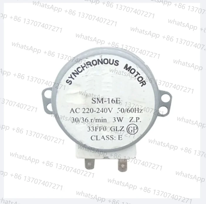 Motor mezclador Original de horno microondas de placa plana para horno microondas Galanz, Motor síncrono SM-16E AC 220-240V 30/36 R/Min 3W