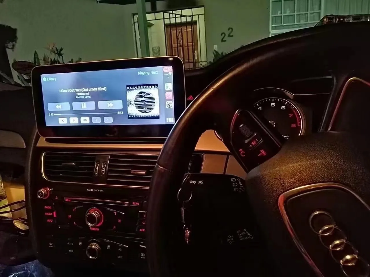 9 inch Split Screen Wireless Carplay For Audi A6 C7 A7 2012 - 2018 Bluetooth Android 14 Car Radio Multimedia GPS Navigation