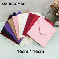 20pcs 16x16cm Square Envelope Blank Envelope Business Gift Colorful Envelope 180~230g Thickened pearl