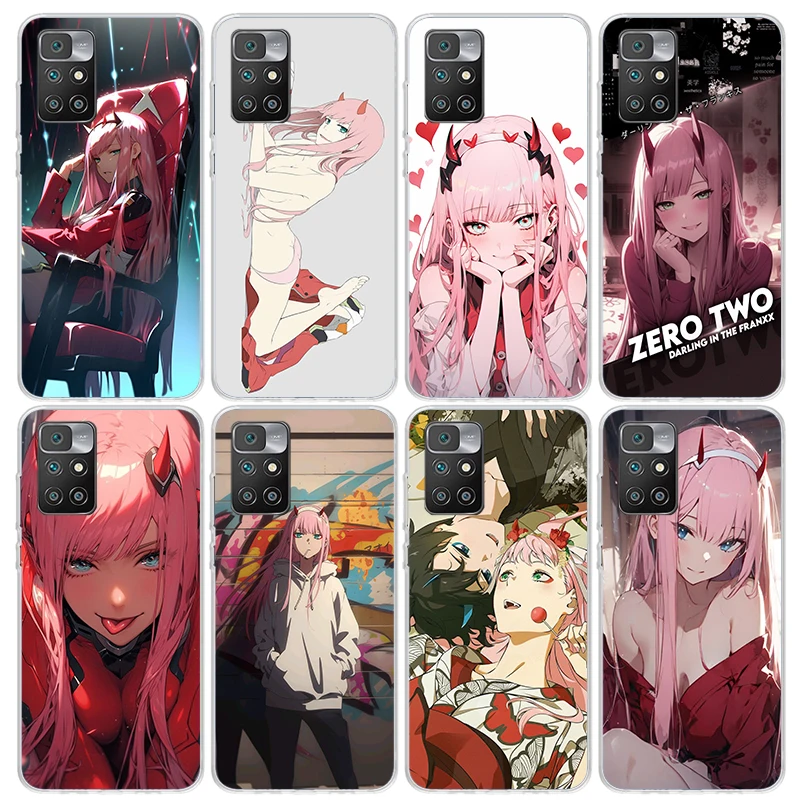 DARLING FRANXX Z-Zero Two Чехол для телефона для Xiaomi Redmi Note 7 8 9 10 8T 5 Mi 14 12T 11T 10T 9T 11i 12 11 Lite A3 A2 A1 Задняя крышка