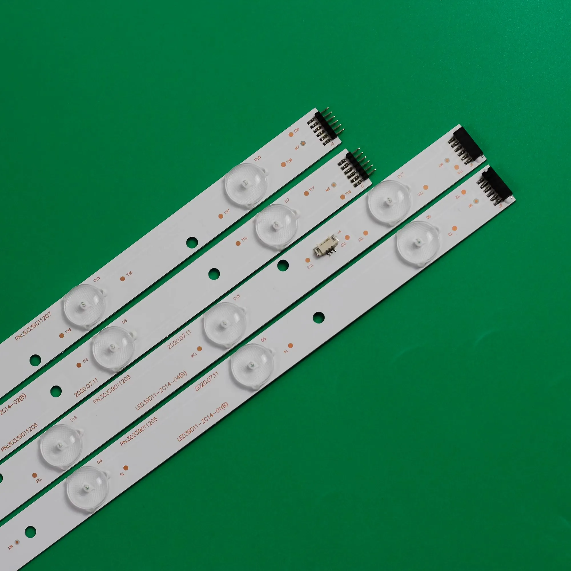 Applicable to Commander LE39MXF5 TV light strip LED39D11-ZC14-01/02/03/04 backlight 11 lights 4 strips