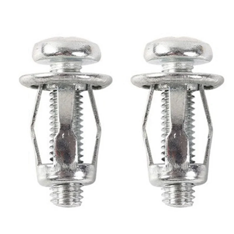 ABBN-60 Pcs M5x25 Jack Nuts Car Metal Screw Petal Nuts With Screw For Hollow Wall Iron Skin