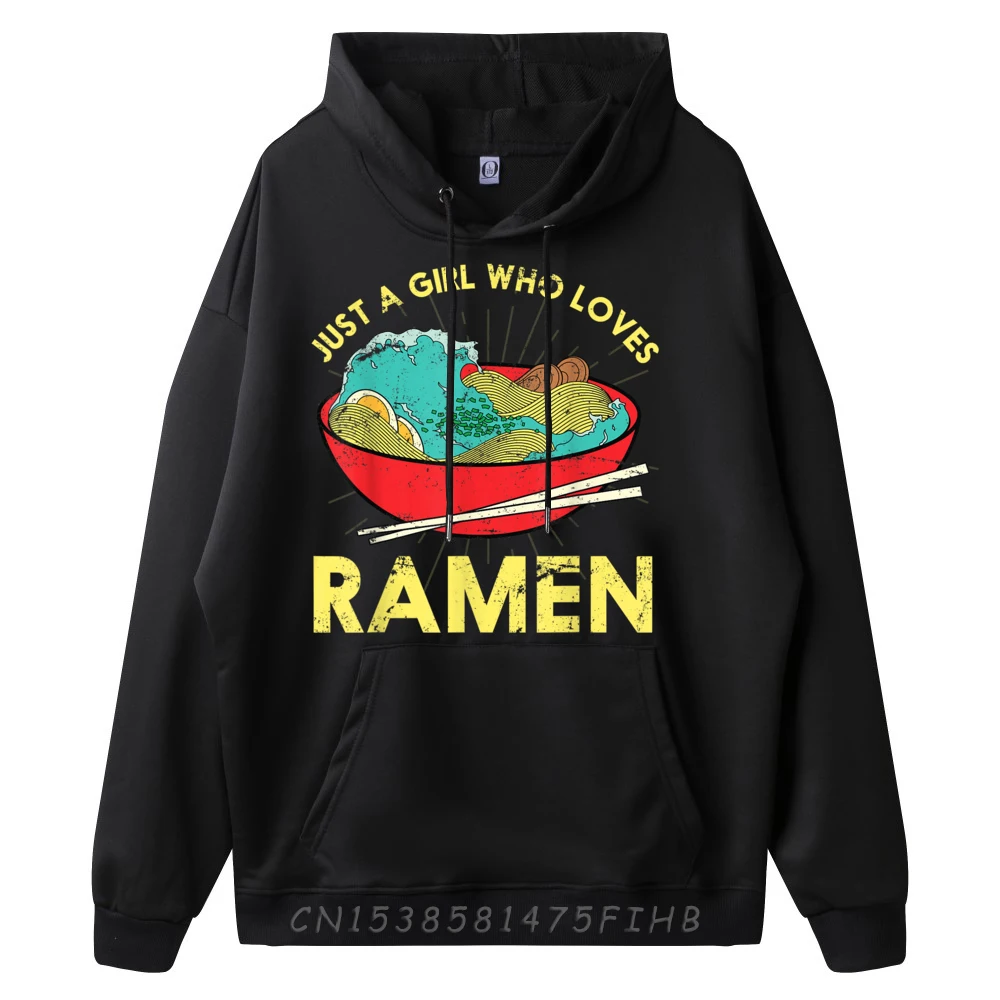 Japanese Food Ramen Noodles Lover Kawaii Ramen Anime Sweatshirts Men Long Sleeve Tee Chinese Style