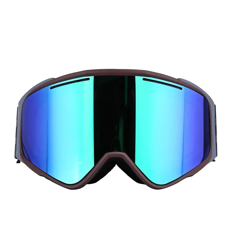 Ski Glasses REVO Coated Cylindrical Magnet Men Card Myopia Eyewear Anti-fog Double Layer Glasses Women Snowboard Skiing Goggles