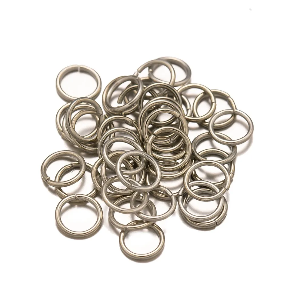 200/400Pcs Metal Gold Color Open Jump Rings Split Rings Connectors for DIY Jewelry Making Accessories Supplies Wholesales