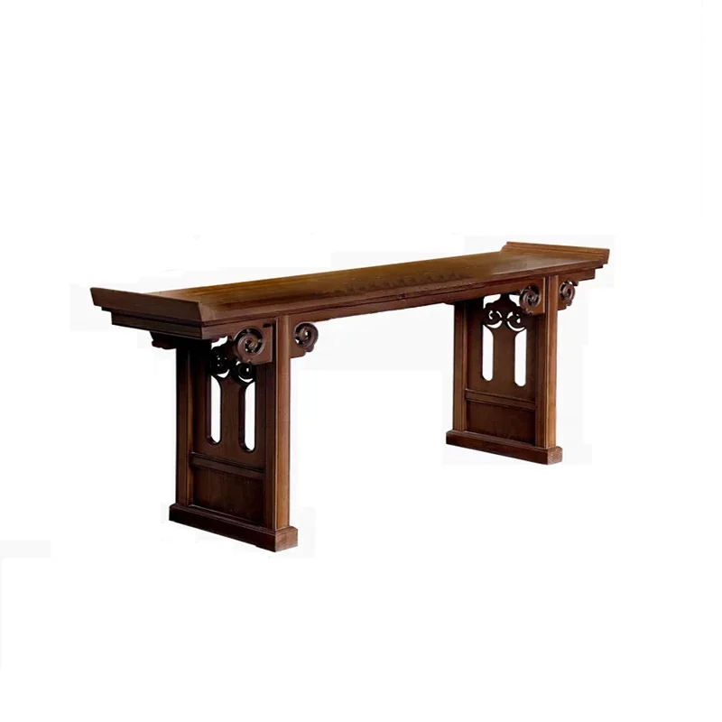 

New Chinese Solid Wood Console Tables Zen Console a Long Narrow Table Wall Altar Long Table