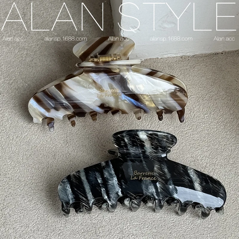 خلات مشبك شعر كليب 11 سنتيمتر طويل كبير سرطانات الشعر للشعر الطويل إكسسوارات الشعر الأنيقة أغطية الرأس النساء الموضة الفرنسية