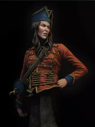 Resin soldier 1/10  Napoleonic French Cantiniere  soldier  BUST   Model Unassambled Unpainted  Figure Building Kit