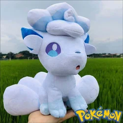 20/30/45cm Pokemon Cute Alolan Vulpix Plush Toy Stuffed Anime Plushes Doll Lovely Pillow Room Decorate Kids Birthday Holiday G