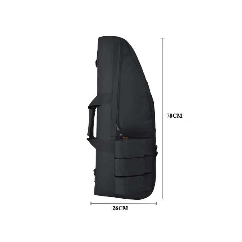 Tas penyimpanan pistol, untuk militer luar ruangan, taktis, berburu, kotak pembawa senapan, tas bantalan bahu 70cm/98cm/118cm