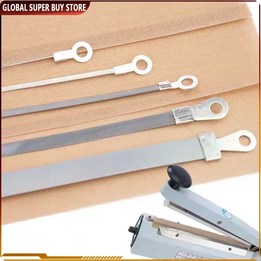 10Pcs a Pack Impulse Sealer Heat Wire Element Strip 200/300/400/500mm Heating Wire Sealers Strips Replacement Elements
