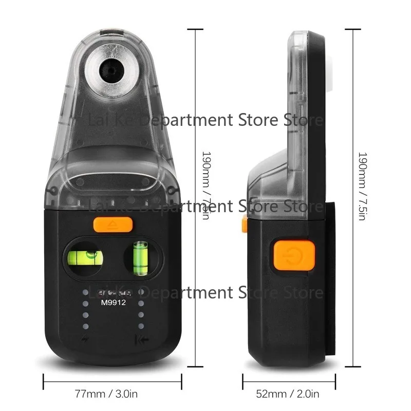 Home 2-in-1 Electric Drilling Dust Collector, Laser Level, Wall-Mounted Electric Vacuum Drilling Dust Collector