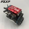 TOYAN FS L200AC 2 실린더 니트로 엔진 모델 7CC 4 스트로크 공랭식 엔진 모델 키트-OTTO 모터 버전 3
