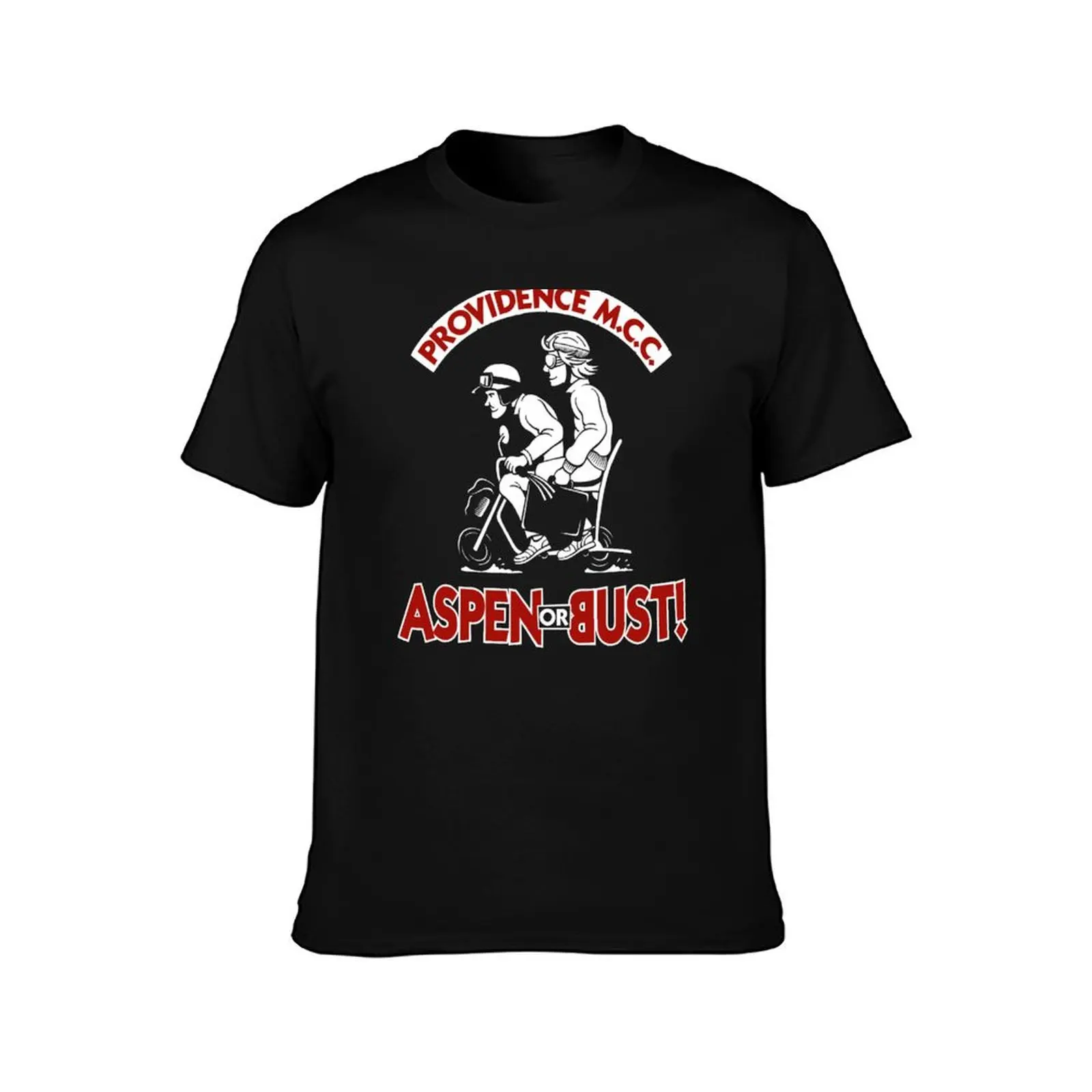 Aspen or Bust! T-Shirt Summer Casual Cotton Tee Oversized Streetwear Tops Vintage Graphic Print Loose Fit Short Sleeve