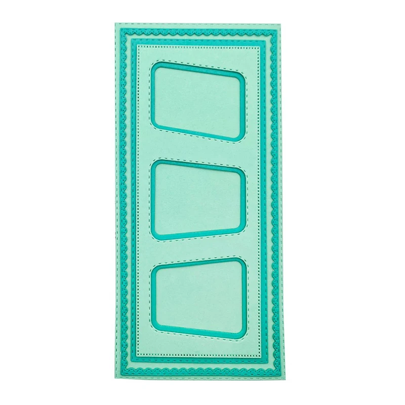 

Slimline Cutting Dies Rectangle Frames Metal Die Cuts For Scrapbooking DIY Card Making Decorative Embossing Handcraft Dies X20