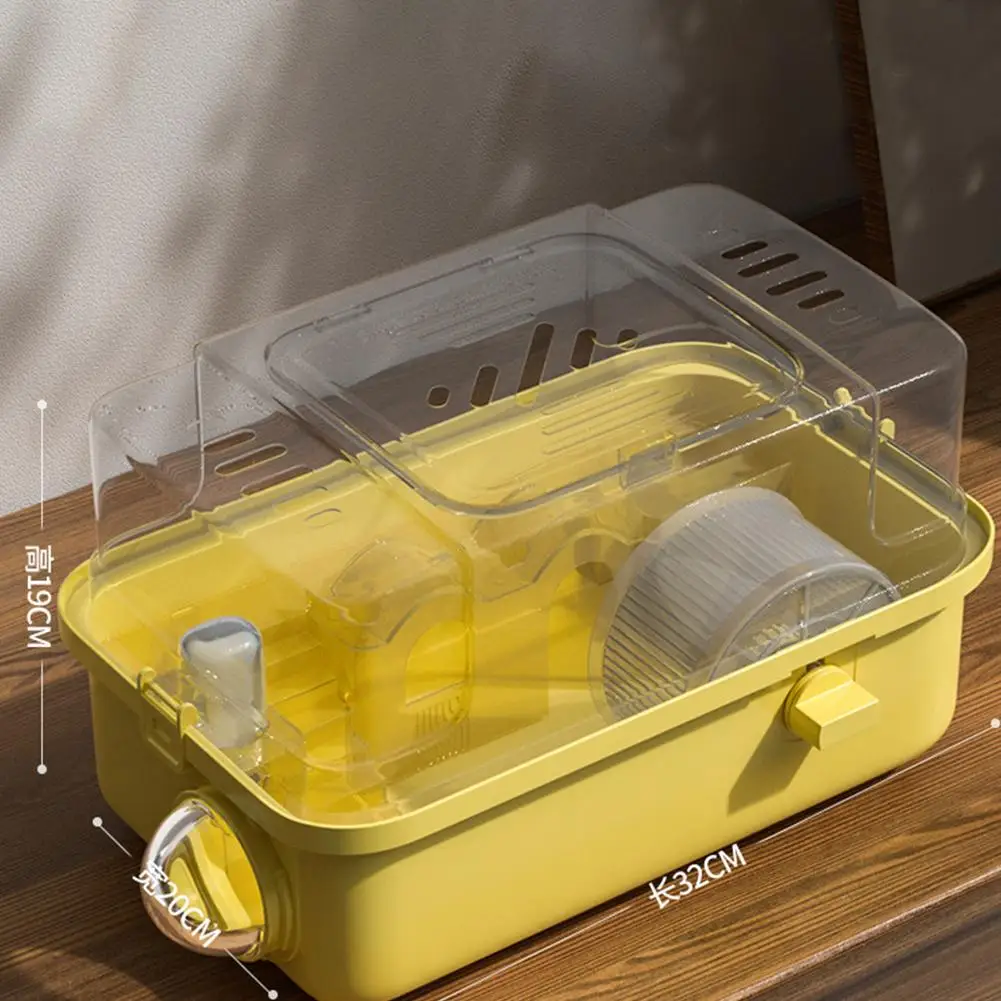 

Clear Transparent Hamster Cage Breathable 2 Tier Hamster Habitat House For Bunny Gerbils Hedgehog Mice Small Animals Suppli M0P9