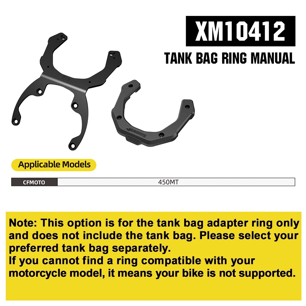 Rhinowalk Motorfiets Tank Tas Magnetische Quick Release 6.5L Motor Bagage Met Regenhoes VOOR BMW KTM Beneli HONDA CFMOTO DUCATI