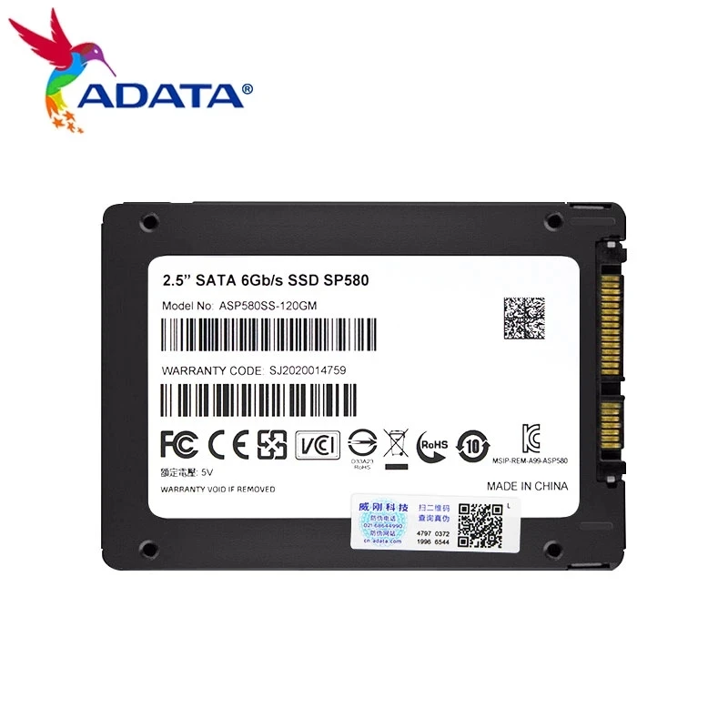 ADATA SP580 120GB 240GB 480GB 960GB 3D-NAND 2.5