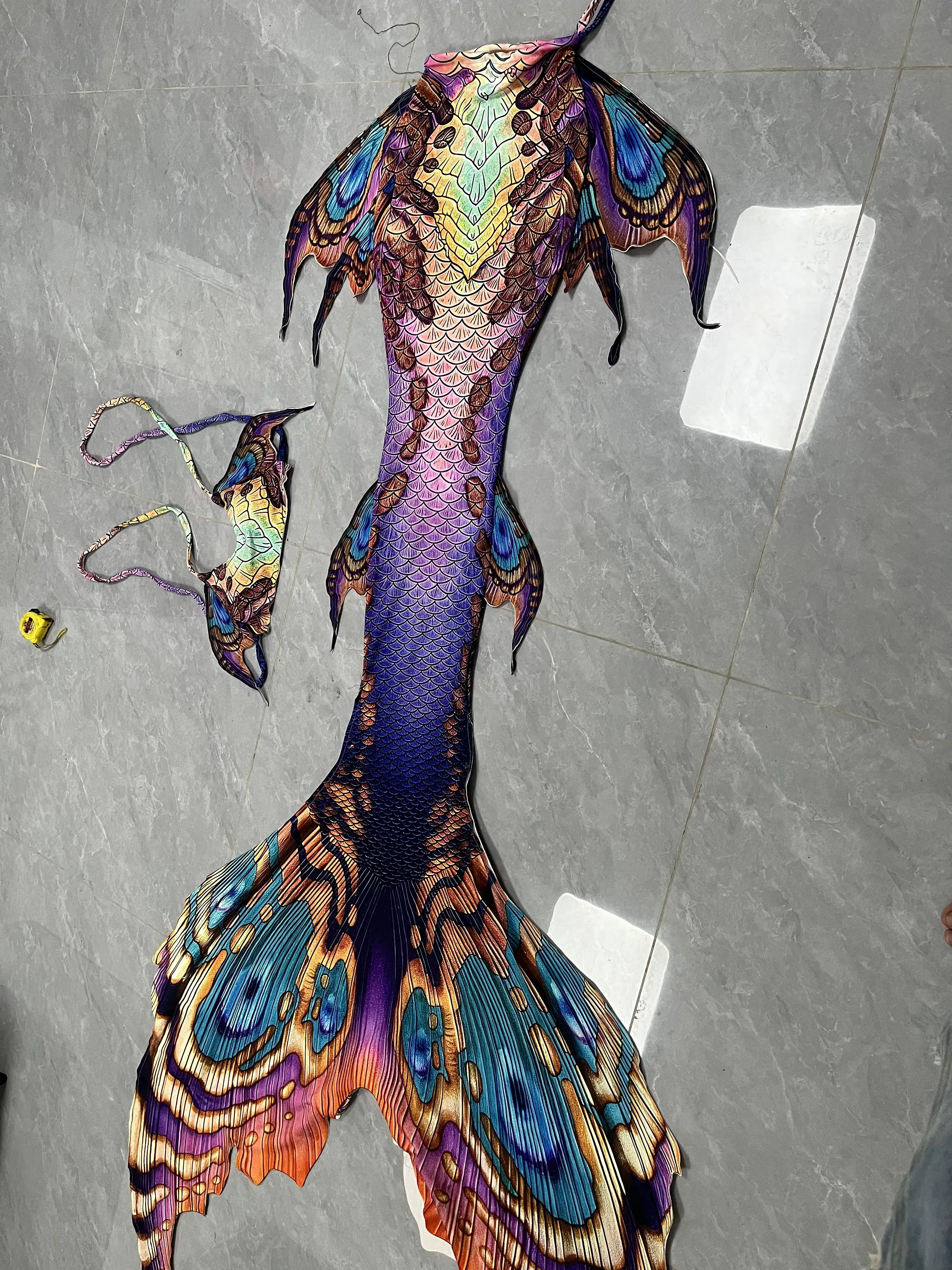 Mermaid Costumes For Aquarium Performances Adult-Sized Costumes With High-Definition Printing And Colorfastness