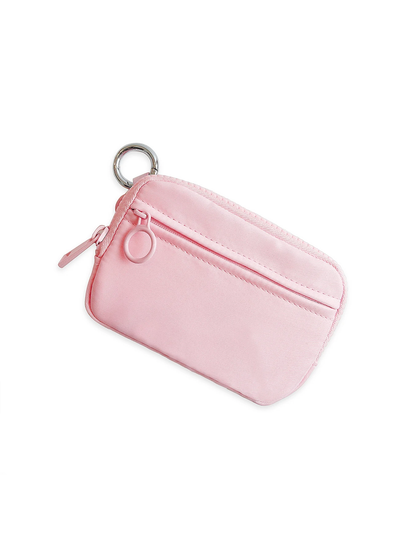 Niedliche kleine Mini-Geldbörse für Damen mit durchsichtigem Ausweisfenster, Make-up-Kosmetiktasche, Kartenhaltertasche für Geldbörse, Kulturbeutel mit Reißverschluss – Detail 12