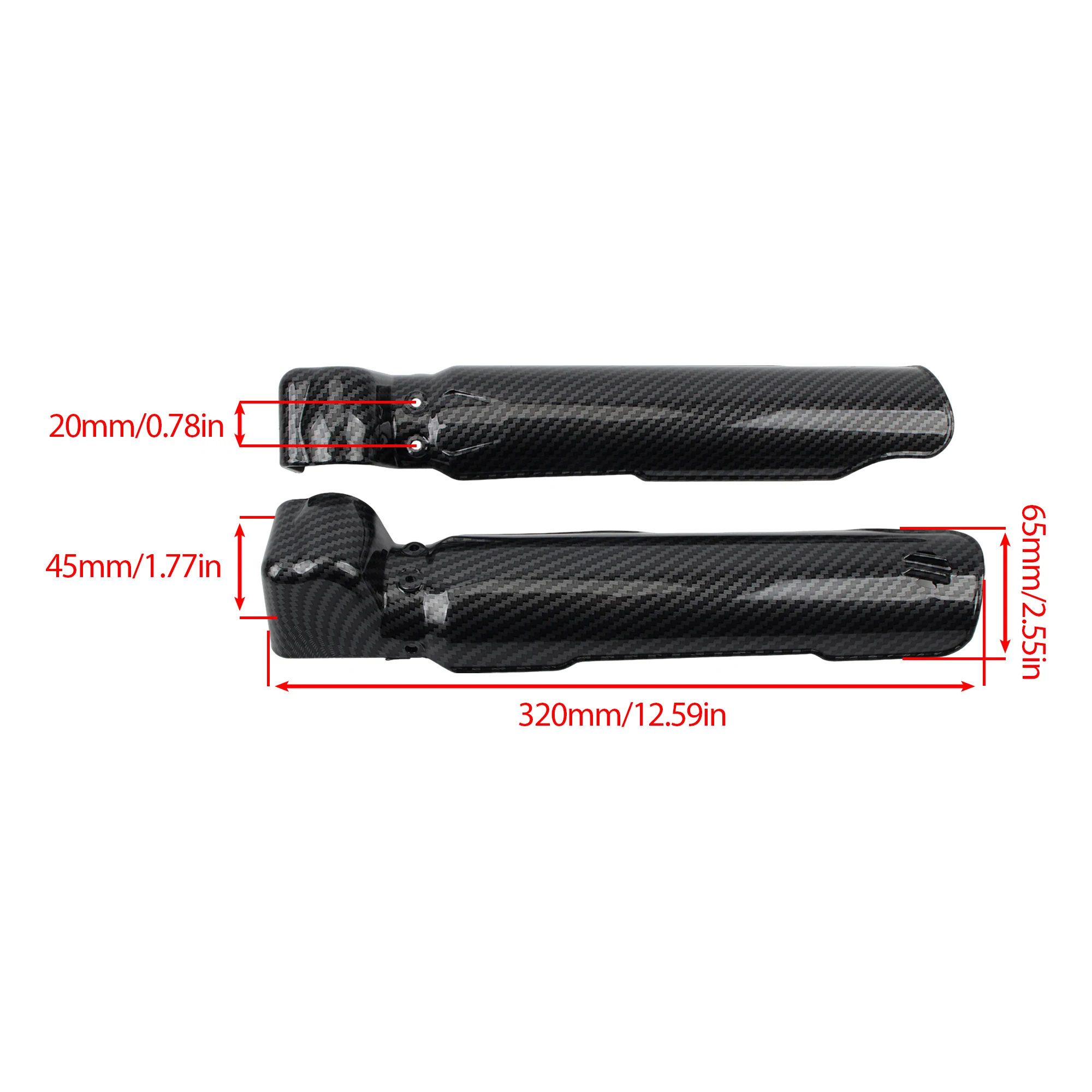 Motorcycle Front Fork Shock Absorber Guard Carbon Fiber Style For SurRon Light Bee S X Talaria Sting Electric Dirt Bike Parts