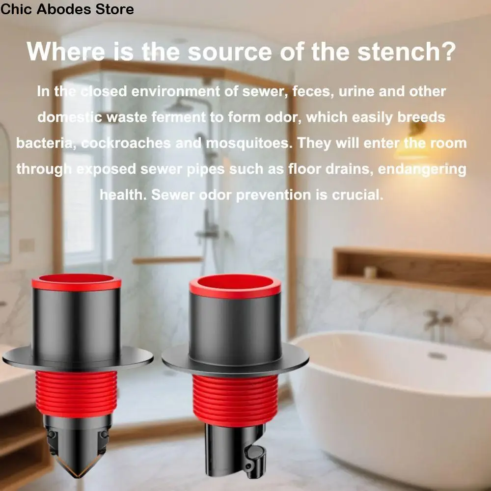 

Stainless Steel Floor Drain Cores Universal Efficient Drainage Floor Drain Backflow Preventer Corrosion-resistant Anti-Smell