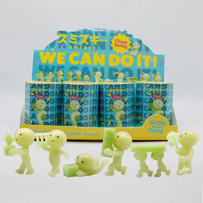 

Биолюминесцентная фигурка Smiski, ночное свечение, модель коллекционера, лимитированный загадочный пакет, подарок для фанатов, сюрприз на Рождество, день рождения