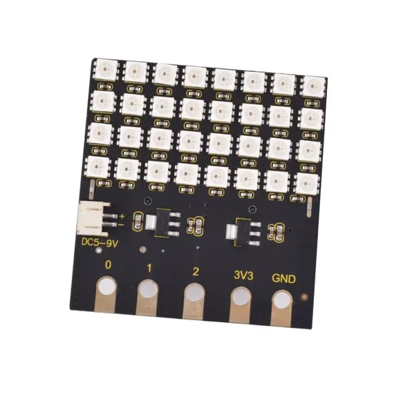 Escudo de pantalla de matriz de puntos LED RGB para BBC Microbit, SK6812, nuevo