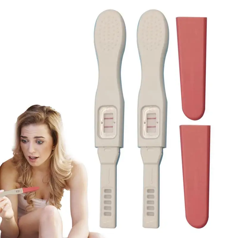 2pcs Prank Joke Pregnancy Test Trickys Joke False Pregnancy Positive Toy Practical Test Joke Day Toy Fake Early Result Pregnancy