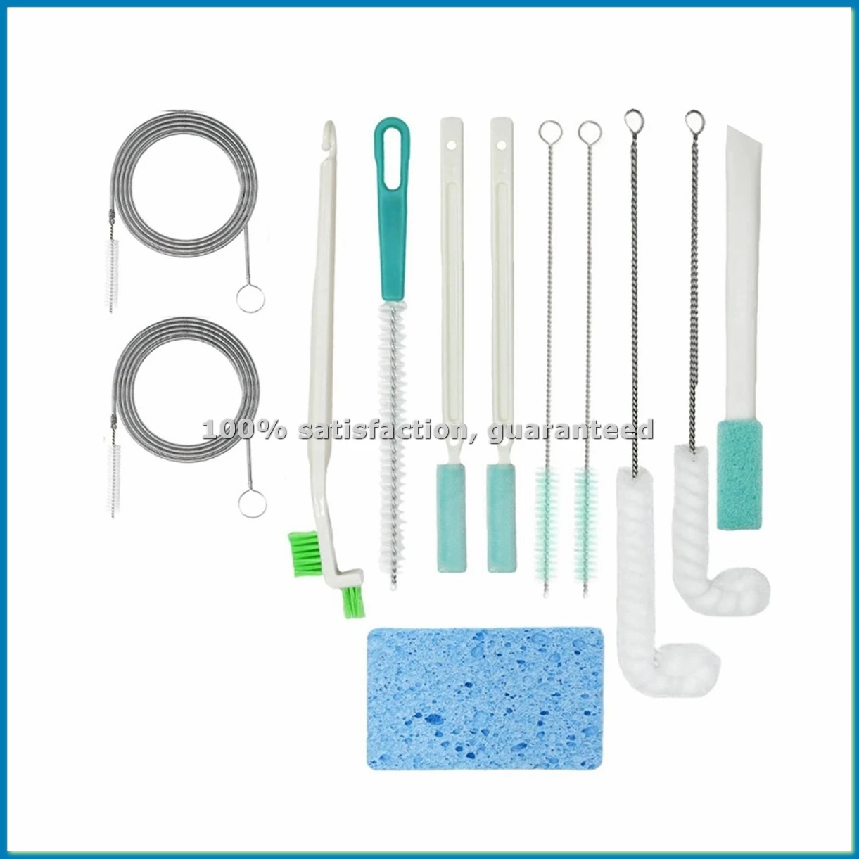 

Наборы щеток для чистки льдогенераторов, 12 предметов, комплект инструментов для чистки льдогенераторов с щеткой для чистки щелей и губкой для зачистки - A07G