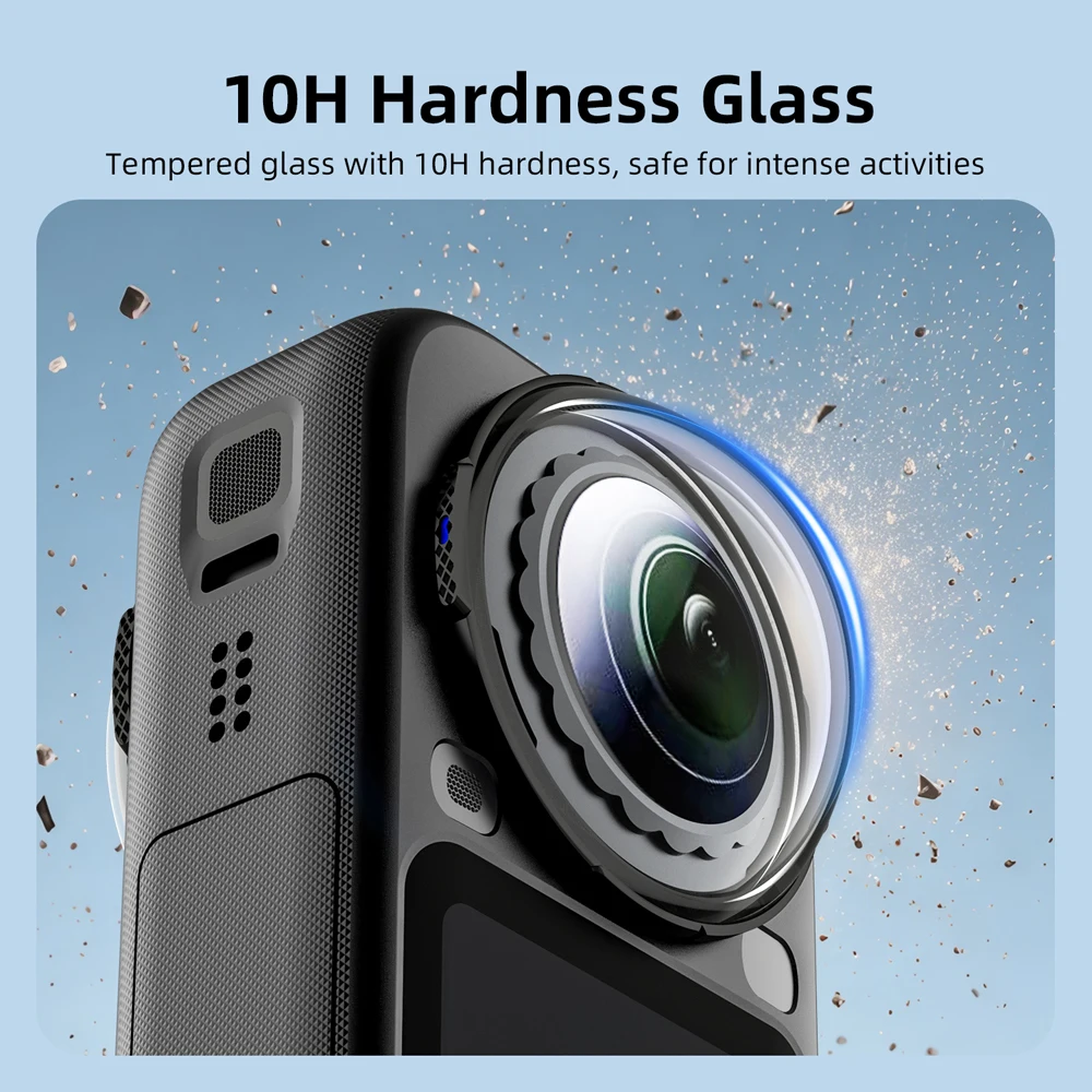Schutzbrille für Insta360 X6 Bildschirmschutzfolie Objektivschutz Zubehörfolie Ultra HD Kratzfest – Detail 5
