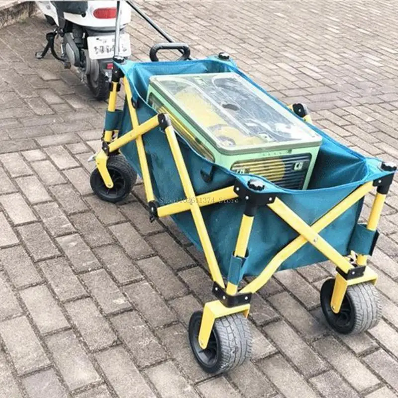 Multimodel Bike Trailer Connectors Heavy Type Folded Cycle Bike Trailer for Extra Gear Carrying Cyclists