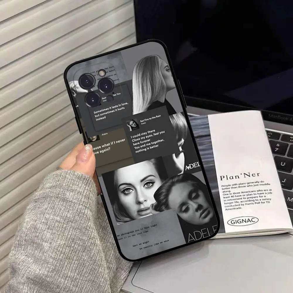 Adele Adkins Singer Phone Case Silicone Soft for iphone 15 14 13 12 11 Pro Mini XS MAX 8 7 6 Plus X XS XR Cover