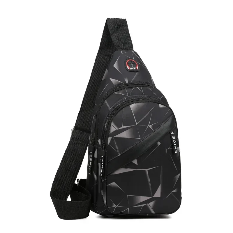 Bolso de pecho para hombre, mochila de hombro, versión coreana, ligera, deportes al aire libre, ocio, pareja, tendencia