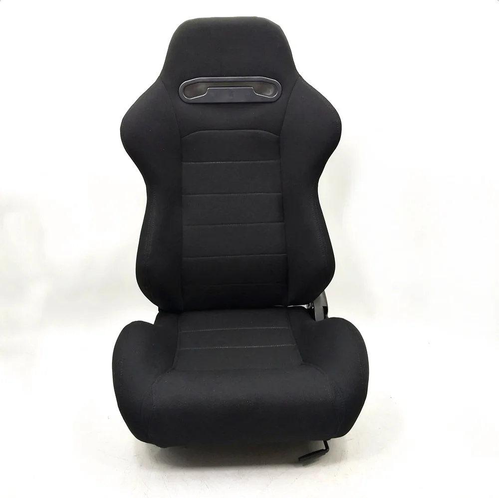 LMM custom racing chair black pineapple cloth with slide rail adjustable modified car seat